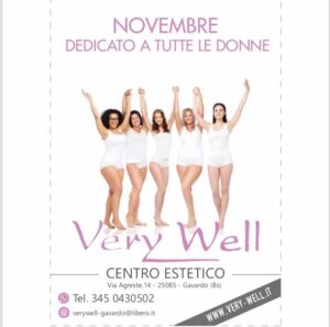 Very Well Centro Estetico Gavardo - Veronica Bresciani - Novembre Dedicato alle Donne